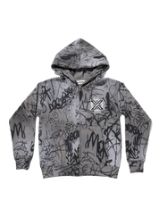 Xotic Graffiti jacket(grey)