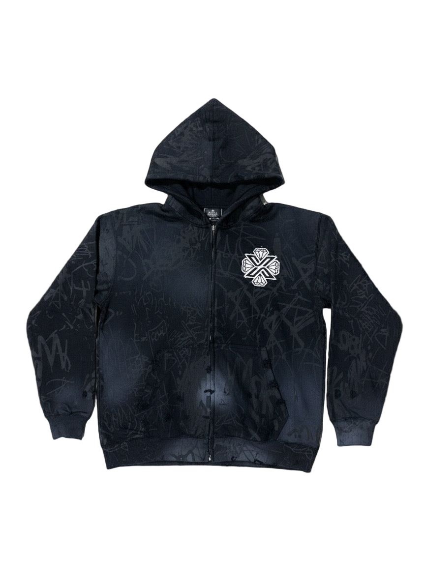 Xotic Graffiti Jacket (Black)