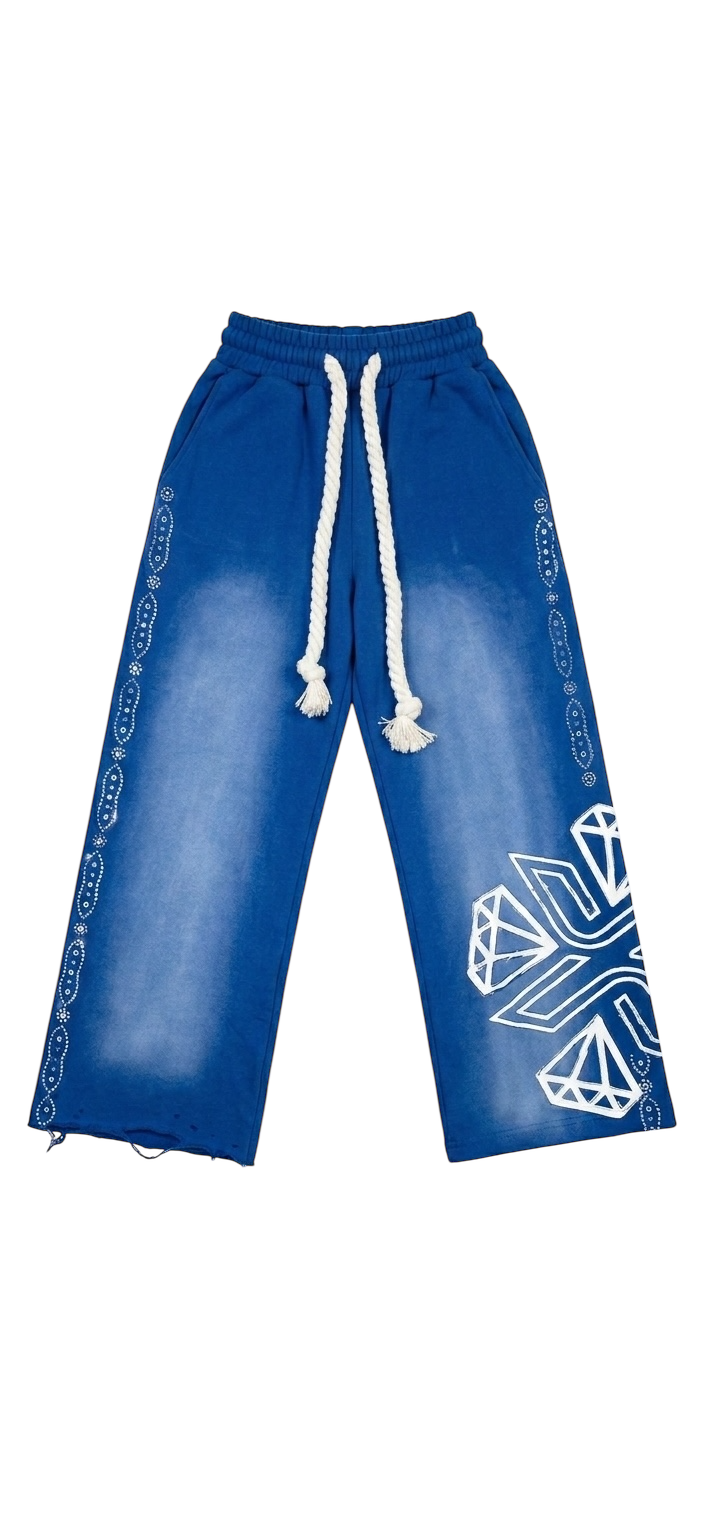 Xotic Blue Sweatpants