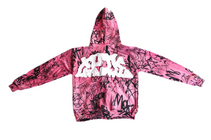 Xotic Graffiti Jacket (Pink)