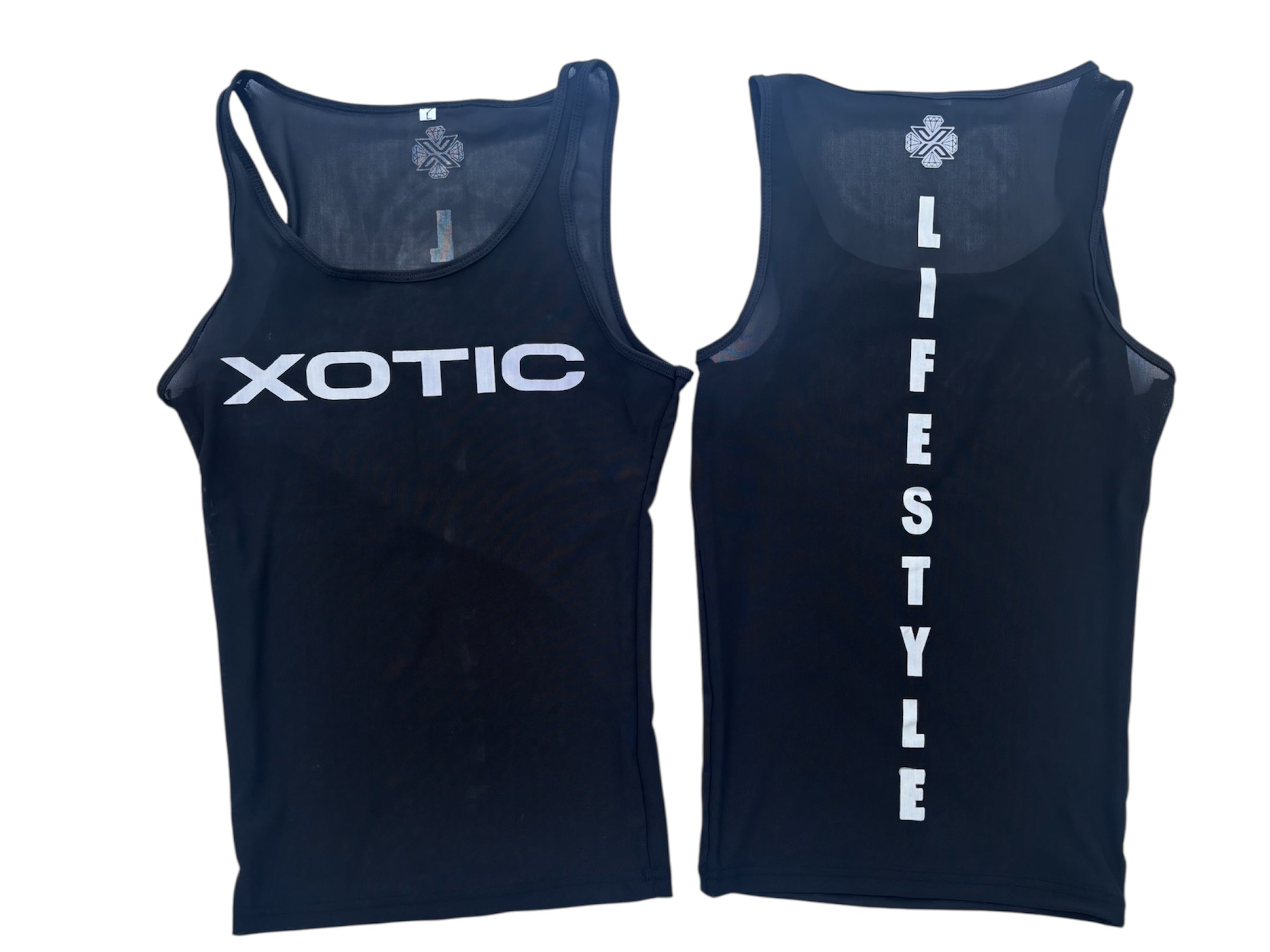 Xotic mesh tank tops