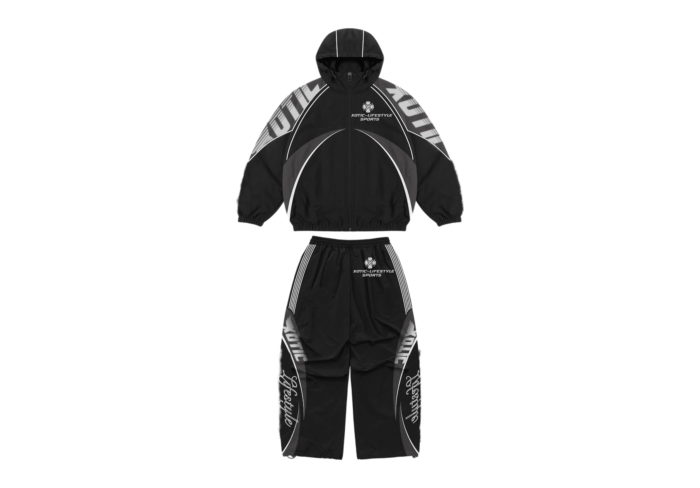 Nylon Tracksuit (GREY)